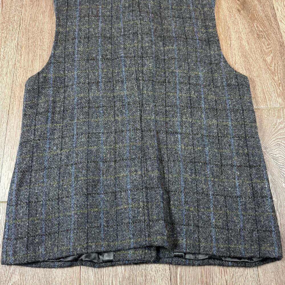Women’s Size UK 10 US 6 Corrou Tweed Designs Harris Tweed Wool Plaid Vest - Picture 9 of 16